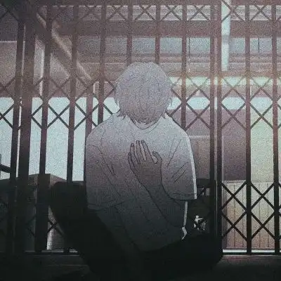 男生丧系头像动漫高清恶