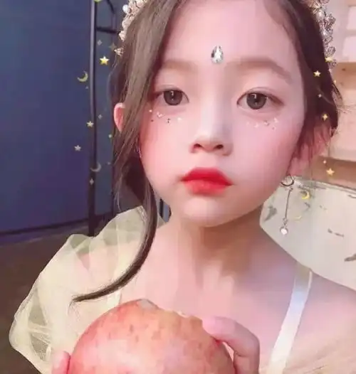 萌系头像希望我是你眼里最好的宝贝
