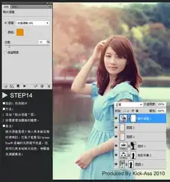 女头像橙色系调出
