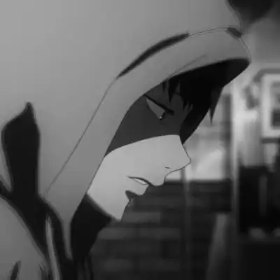 手描丧系男生头像qq头像