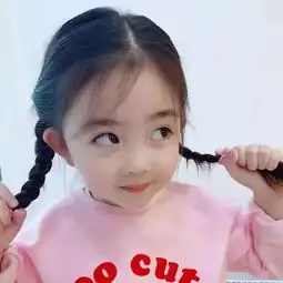 萌系头像希望我是你眼里最好的宝贝
