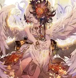 动漫美图丨带翅膀会飞的少女,虚幻又美丽翅系少女特辑
