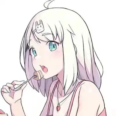 女生头像紫色系动漫图片二次元