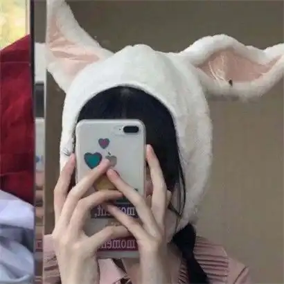 qq头像红色系女生头像伤感