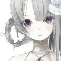 黑白漫画头像女生高冷微信头像图片大全
