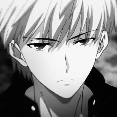 丧系动漫男头情侣头像
