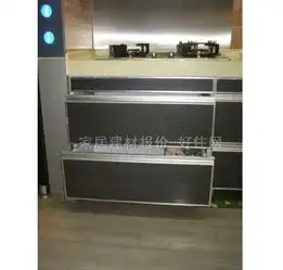 金品厨房地柜_典雅黑色系_订做_价格报价_实拍图片_参数-好住网