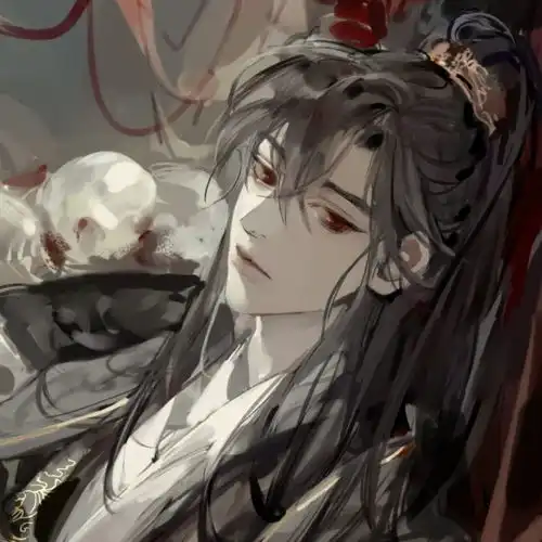 手描丧系男生头像古风