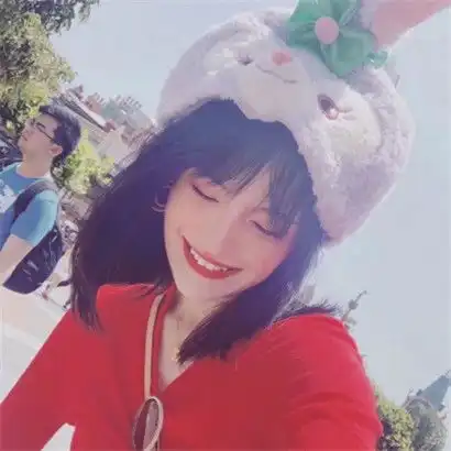 qq头像红色系女生头像美