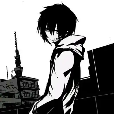 二次元黑白丧系动漫男头我们早男生头像我要个性网
