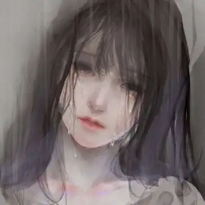 女生头像高冷厌世丧系哭泣