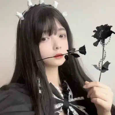 女头丧系真人闺蜜头像四人霸气冷酷姐妹头像一人一
