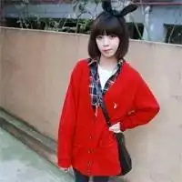 qq头像红色系女生头像头像图片