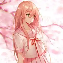 女生头像暖色系二次元头像高清女生