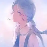 浅蓝色系头像动漫女生浅蓝色系列头像