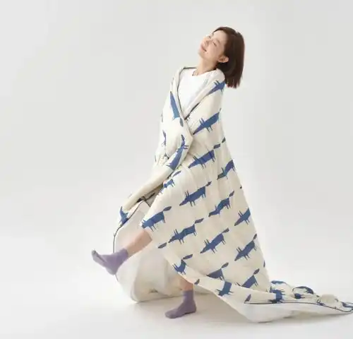 北欧风冰柔双感被,清凉贴肤,柔软细腻,a类标准可机洗
