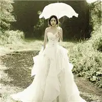 漂亮婚纱女生头像属于女生的婚纱梦
