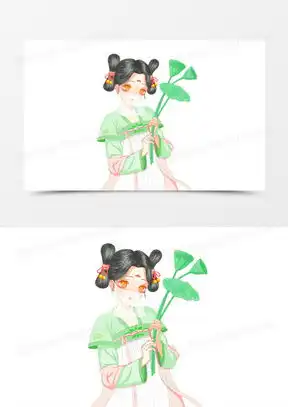 古风少女动漫人物画唯美可爱
