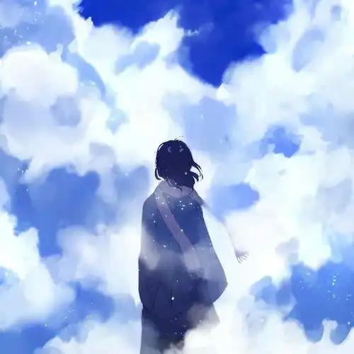 女生头像紫色系动漫图片