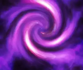 制作科幻紫色旋涡效果图片
