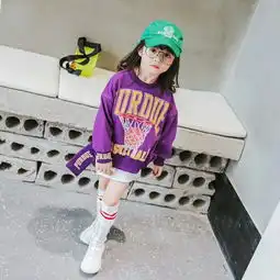 紫色卫衣裙怎么穿都好看,派克叮当童装也要来点色彩缤纷
