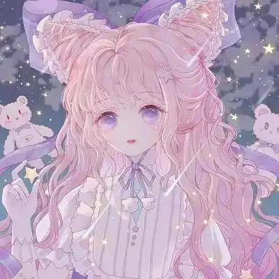 头像动漫紫色蓝色仙气