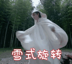 烈火如歌周渝民雪式旋转被制作成动图,胖迪胖雪cp你喜欢吗
