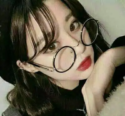 伤感女头像黑色