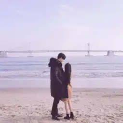 情侣头像婚纱系列一男一
