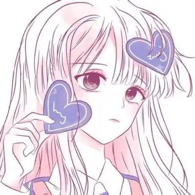 女生头像暖色系二次元头像高清顺行