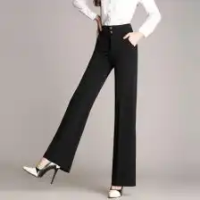阔腿裤长裤通勤
