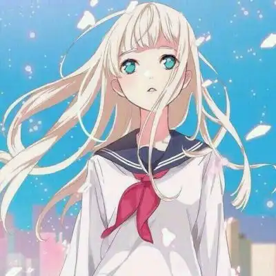 女生头像暖色系二次元头