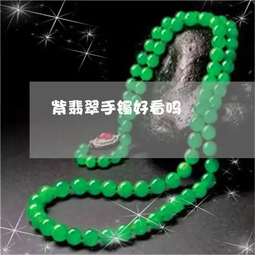 紫翡翠手镯好看吗紫翡翠镯子的价位
