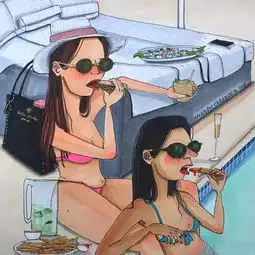 那些女生不为人知的小秘密,都在她的画里了
