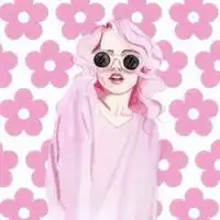 粉色系pink少女心头像微信头像图片大全
