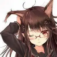 高清狐狸耳朵情侣头像微信头像图片大全