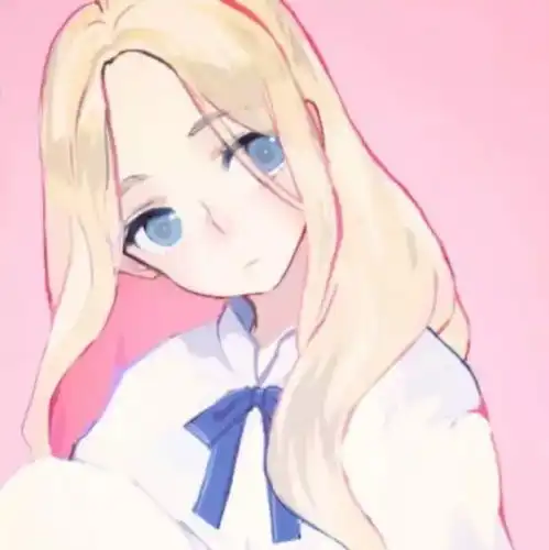 女生头像暖色系二次元头