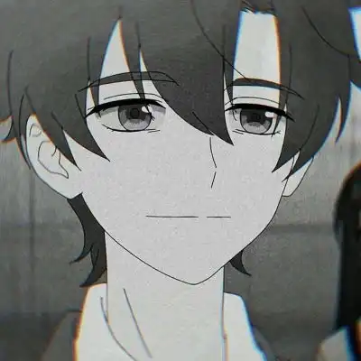 白色系男生动漫头像