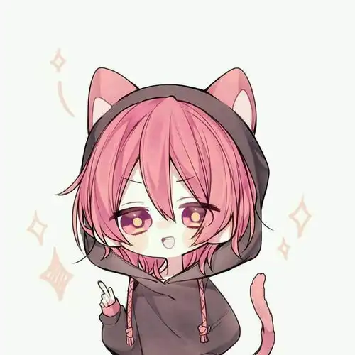 Q版动漫人物猫系男动漫头像