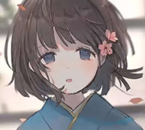 女生头像暖色系二次元头
