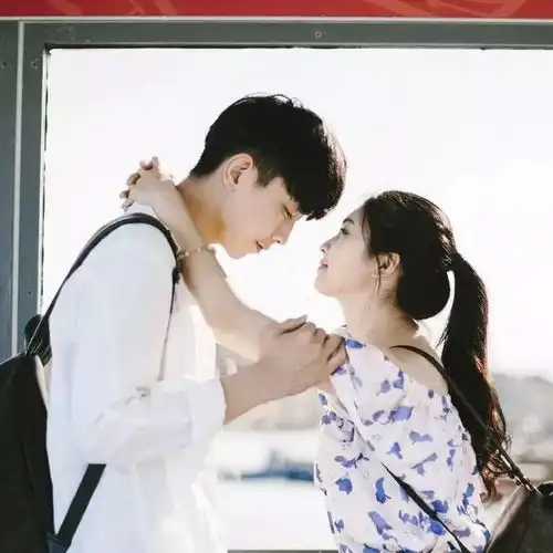 情侣头像婚纱系列一男一