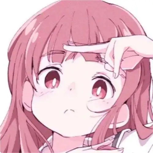 女生头像暖色系二次元头