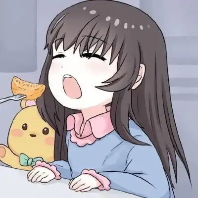 江孑可爱动漫二次元女生头像
