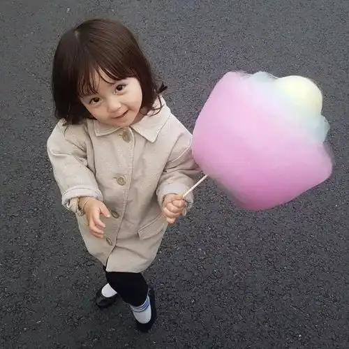 萌系头像希望我是你眼里最好的宝贝
