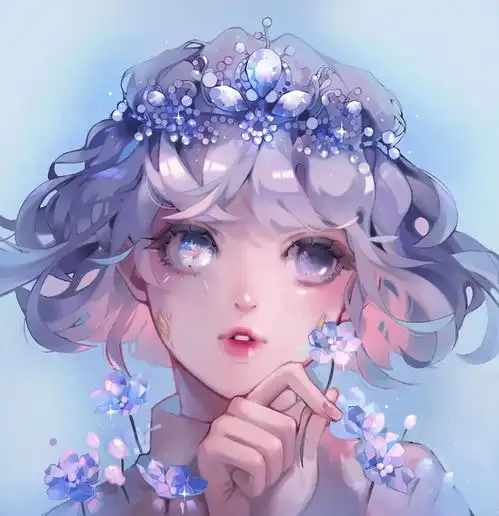 女生头像可爱动漫系少女插画师
