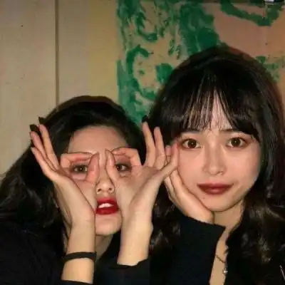 闺蜜头像丧系黑色ins