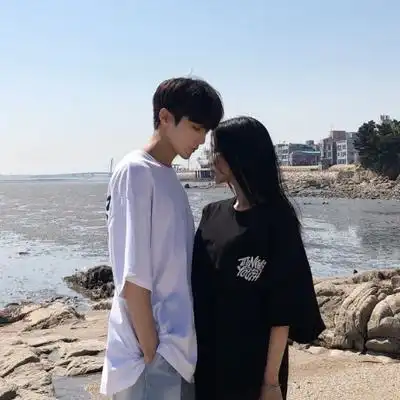 情侣头像婚纱系列一男一