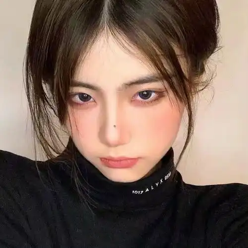 女生优质头像丧系高冷照片,黑色系偏丧女头像
