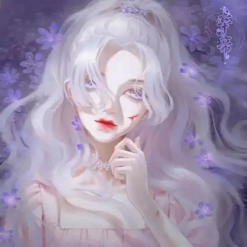 动漫头像白色系男女头像
