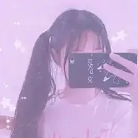 少女粉色系头像原宿风粉色系少女头像
